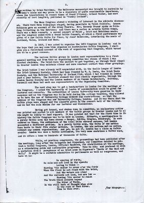 International Celtic Congress  1949 