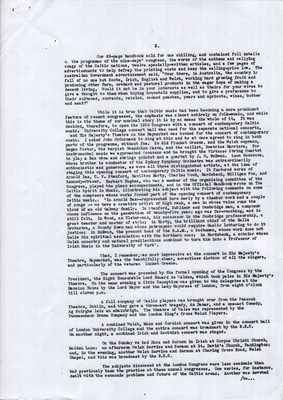 International Celtic Congress  1949 