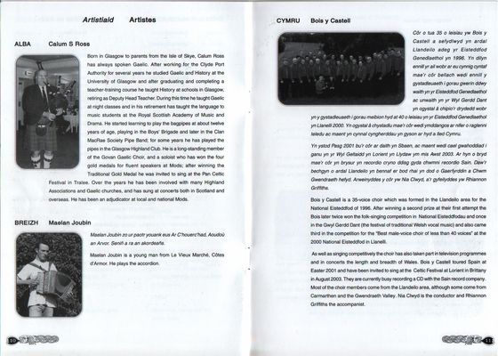  International Celtic Congress Wales 2002