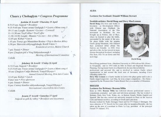 International Celtic Congress  2004