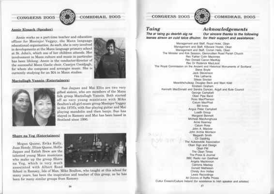 International Celtic Congress  2005