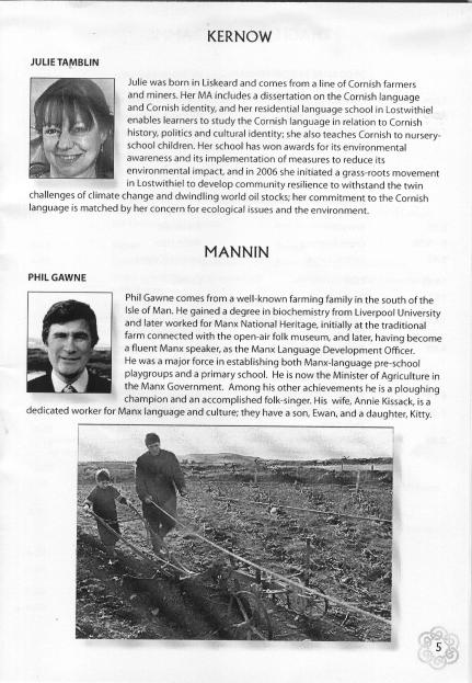 Information on The Celtic Congress at Aberystwyth in Wales 2008